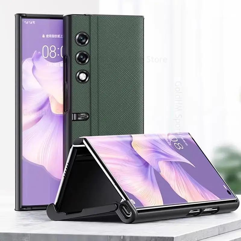 Cases For Huawei Honor V Purse 5G Cross Leather Shockproof Phone Case For Honor V Purse Full Protective Flip Cover For VCA-AN00