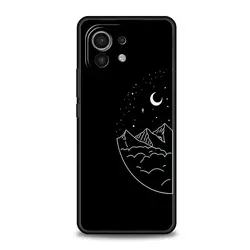Cartoon Sun and Moon Aesthetic Soft TPU Phone Case Cover for Xiaomi 12TPro (A1)