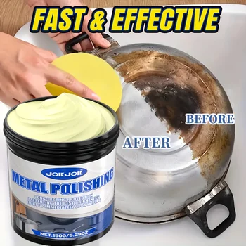 Miracle Polishing Paste | Multi-Purpose Metal Polishing Agent for Cookstoves, Range Hoods, Cookware and Sinks for Restoration 1