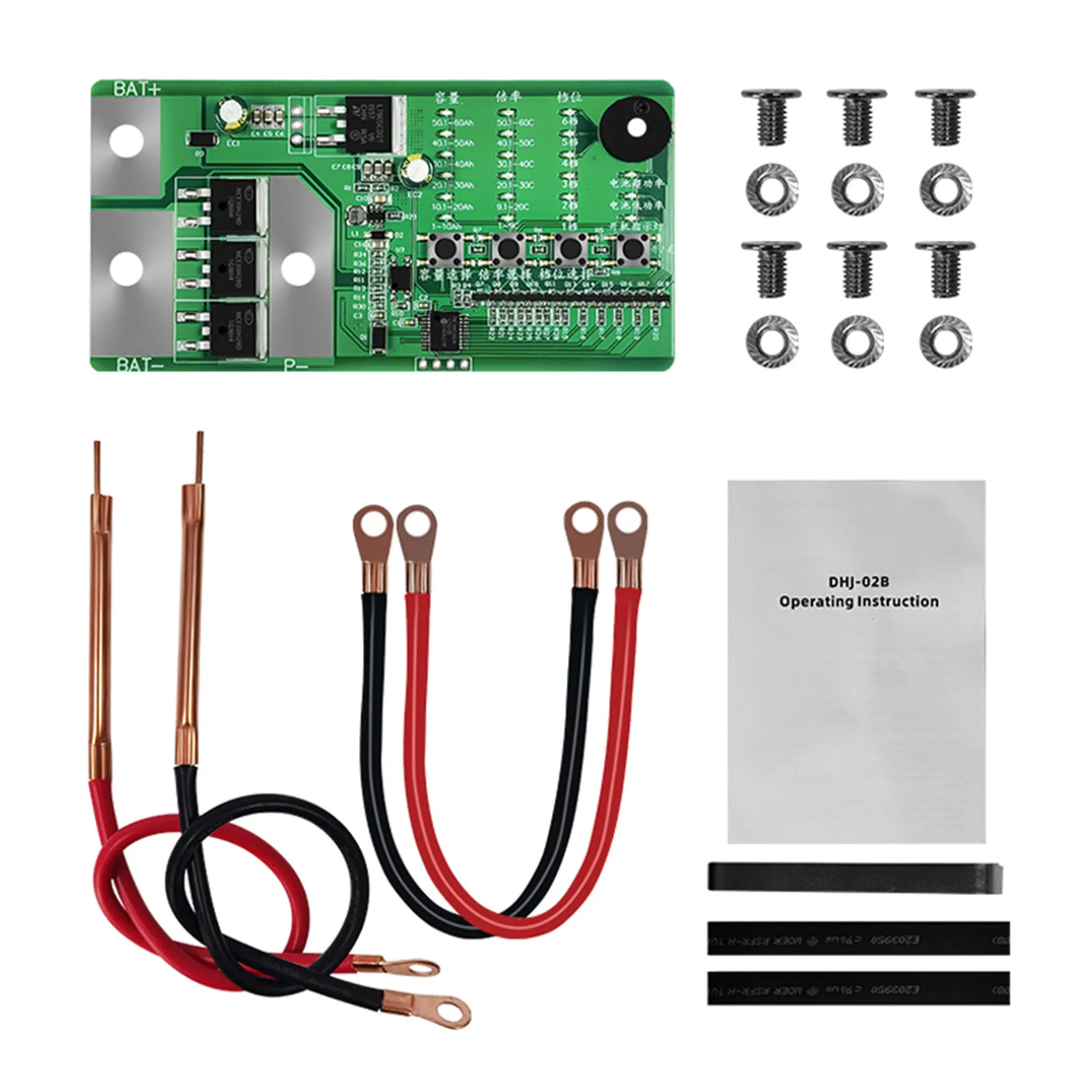 

Portable 12V Battery Storage Point Welding Machine PCB Circuit Board DHJ_02B 6.5V-16V For High -power Lithium Batteries Welding