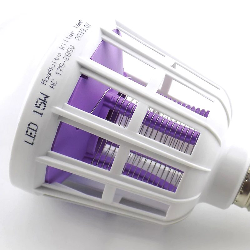 LED Mosquito Killer Bulb AC 110V-220V E27 Repellent Bug Zapper Insect Killer 2 In 1 Home Anti Mosquito And Night Lamp