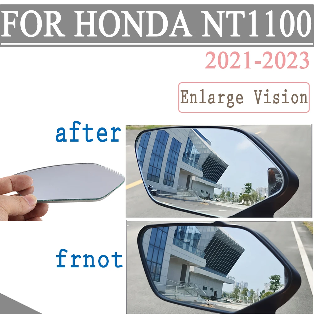 2023 2022 Per Honda Nt1100 Nt 1100 2021 Specchietti Retrovisori Moto Grandangolare Aumenta La Vista Vista Vista Posteriore Lente Specchietto Laterale