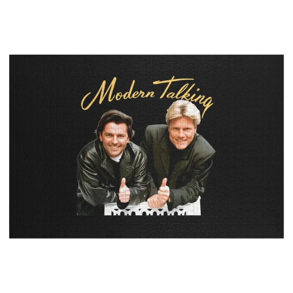 Retro Love Rock Modern Talking Fan Art Jigsaw Puzzle Personalized Kids Gifts Custom Child Gift Puzzle