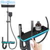 Piano Digital Bathroom Shower Set with Piano Key Digital Display Ambient Lights 12" Rain Shower Head Digital Bath Shower System 1