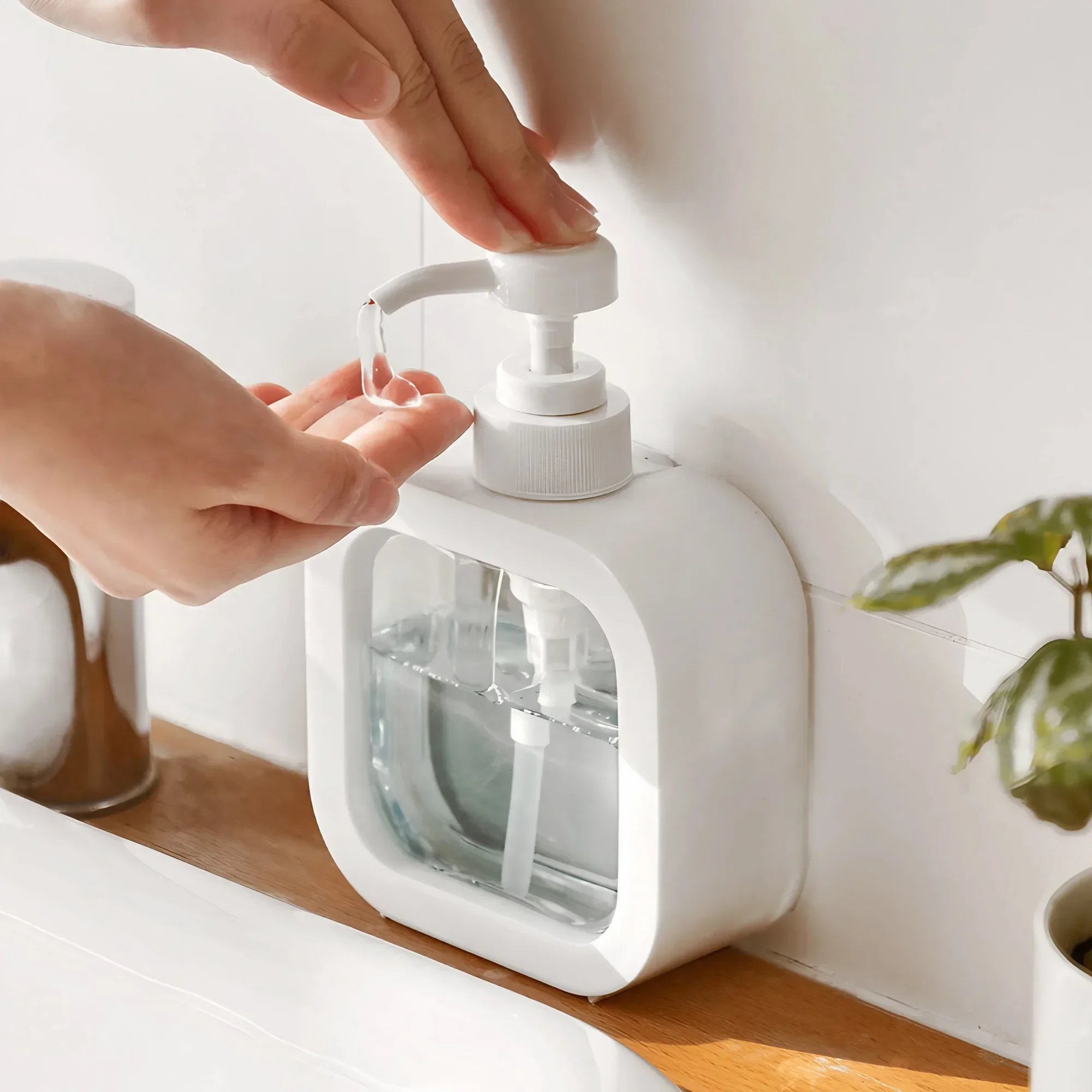Portable Pump Dispenser for Liquid Essentials: Shampoo, Sanitizer, Lotion, and More