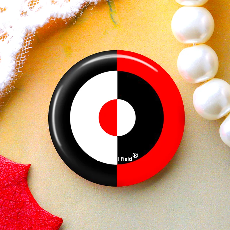 DIY Round Glass Cabochon Set for Handmade Photo Crafts