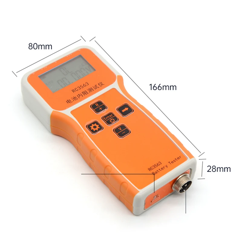 Digital Multimeter Multimeter Tester New RC3563 High-precision Internal Resistance Detector True Four-wire AC Lithium Lead Acid Lithium Car Battery Tester