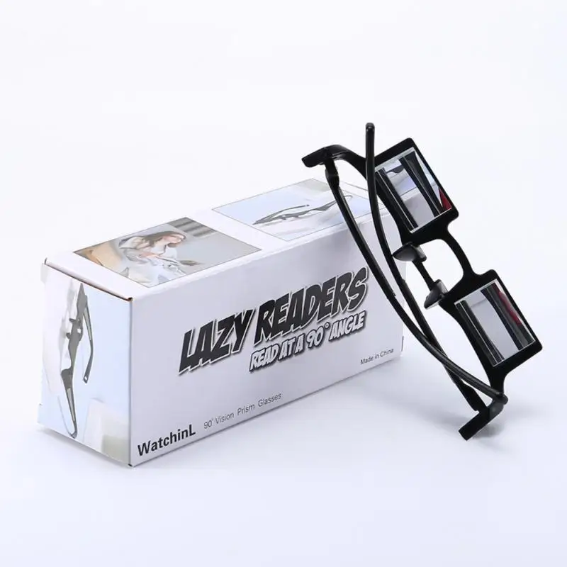 Lazy Man Glasses Men Women Children Comfortable Horizontal Reading Eyewear Lenses Lying Down Watching Tv Refractive Eyeglasses reading glasses
