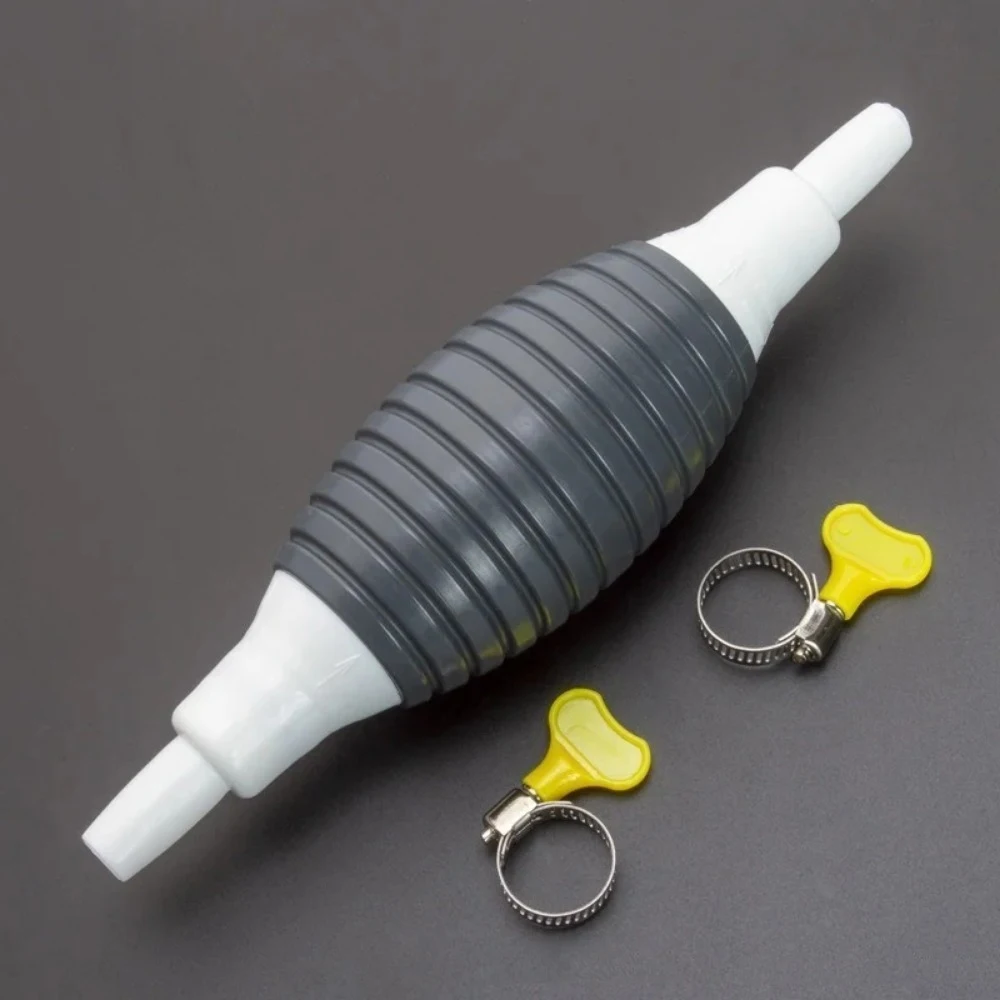 Oil Syringe Pump Universal Car Emergency Fuel Extractor Siphon Hose Manual Pressurised Self-priming Engine Diesel