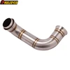 For Husqvarna NORDEN 901 2022 2023 Motorcycle Exhaust Escape Moto Muffler Middle Link Pipe Connect Tube for Slip-on Exhaust Pot