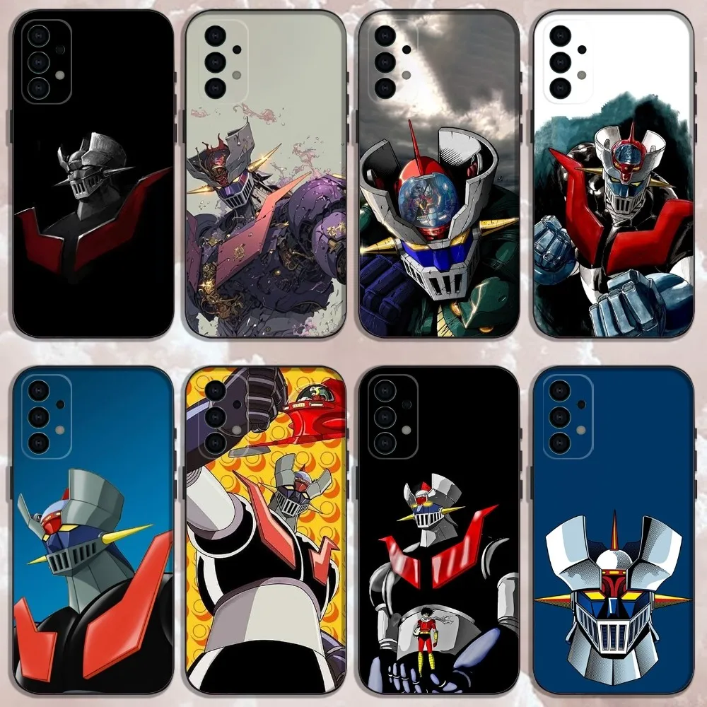 Mazinger Z Robot Themed Soft Black Phone Case