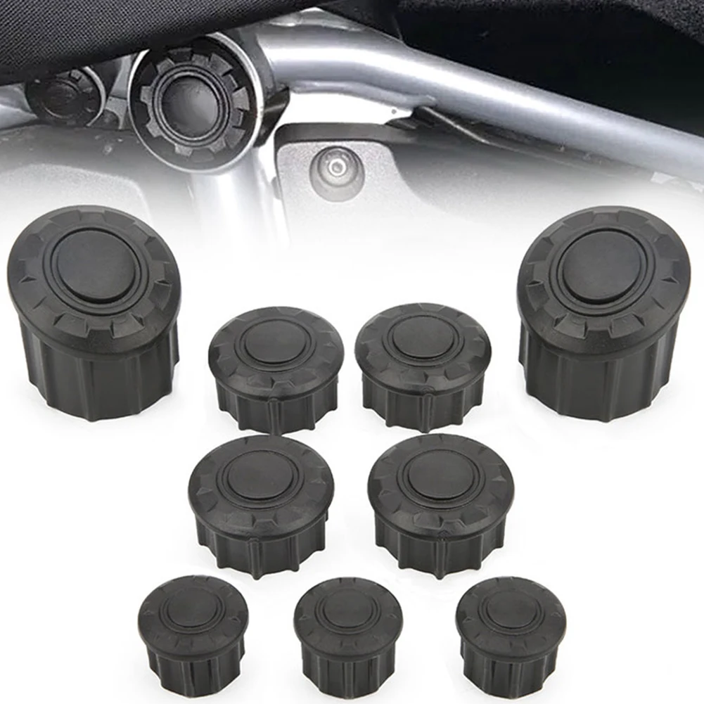 

Motorcycle Frame Hole Caps Cover Plugs Body Frame Holes Protector Compatible For R1200GS/ADV R1250GS/ADV