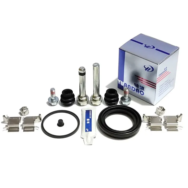 Front Wheel Brake Cylinder Repair Kit Caliper Screws Guide Pins Dust Boots Springs 1pc For Mazda 6 GJ GL Atenza