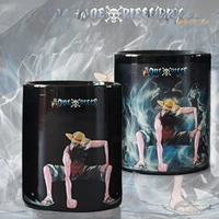 Mug en céramique One Piece 350 ml, tasse à café en céramique thermosensible changeant de couleur, accessoires d'anime de dessin animé, cadeaux parfaits pour les filles 5