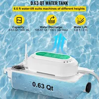 ปั๊มคอนเดนเสทเอซีปั๊มระบายน้ำแบบยก HVAC อัตโนมัติ100L การไหล/ชม. พร้อมถังลดความชื้น500มล. สำหรับ100-230V 3