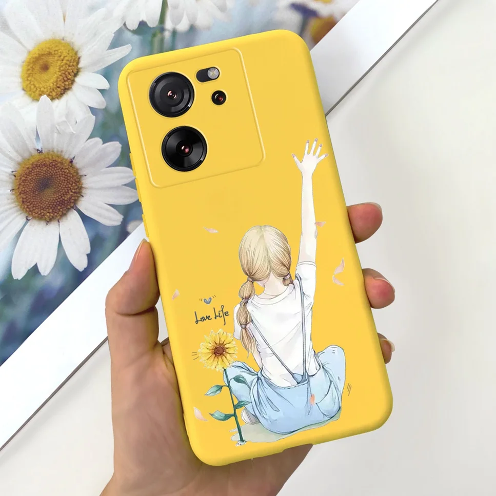 For Xiaomi 13T Case 13 T Pro 5G Candy Paint Soft Silicone Shockproof Phone Cases For Xiaomi 13T Mi13T Pro Bumper Cover Capa