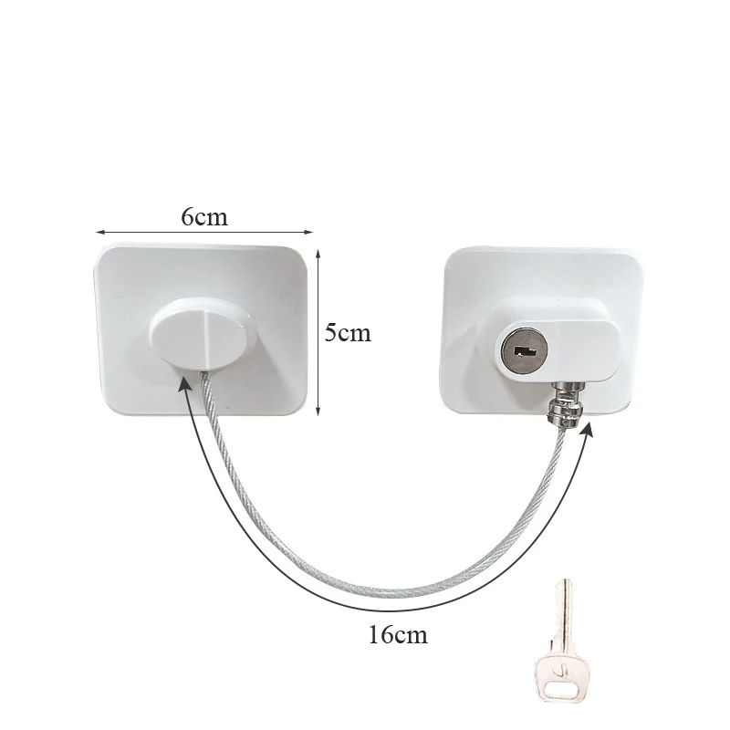 Child Safety Door and Window Lock - Home Security and Protection for Cabinets, Refrigerators, and Drawers