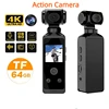 4K 1.3" Screen Action Camera Pocket Cam 270° Rotatable Outdoor Video Shooting Bicycle Motorcycle Sport Wifi Motion Camcorder 1