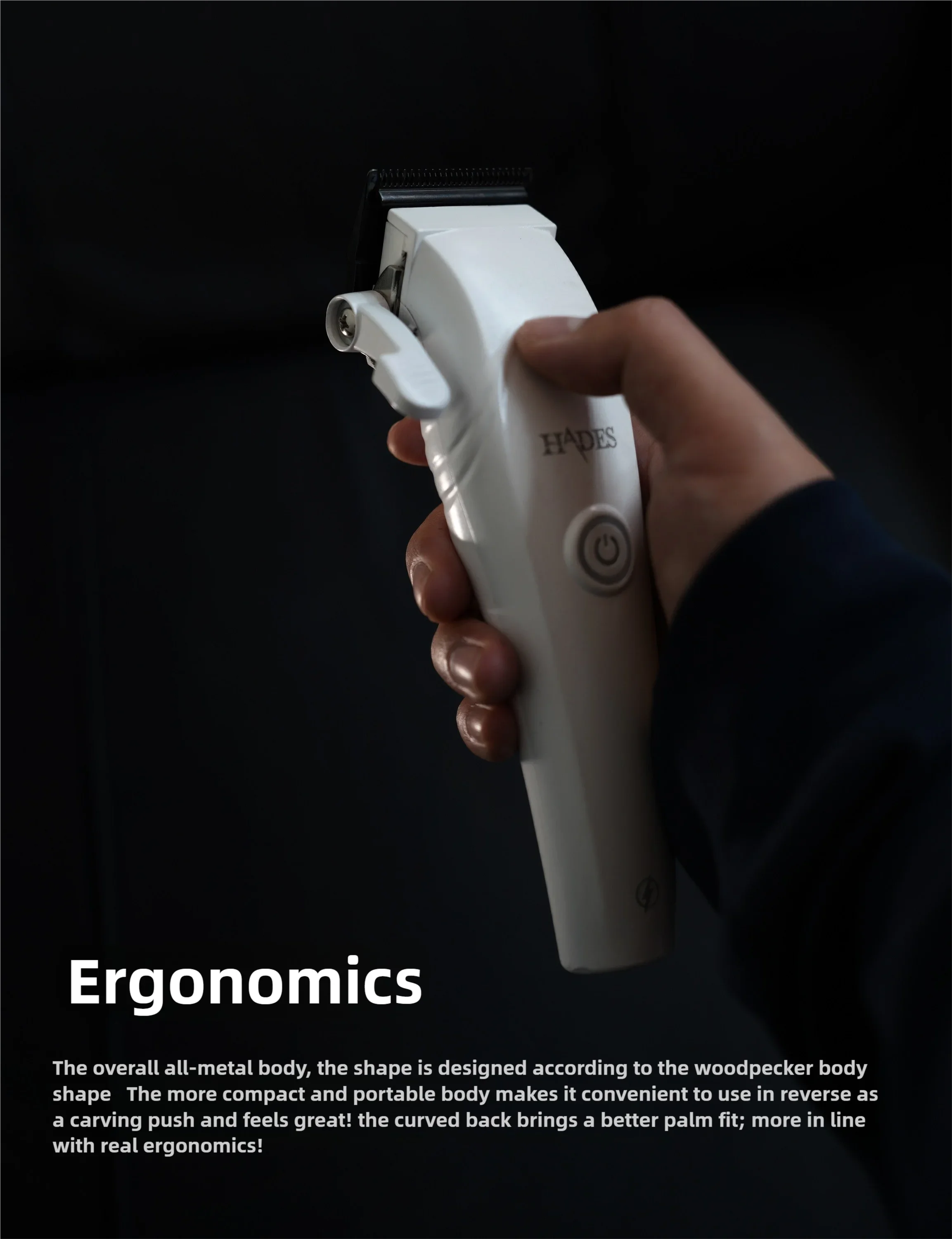 JCS1 Jucai Pro Starship Series Professional Hair Clipper 20W Fast Charge Brushless Motor Oil Head Electric Men Trimmer Barber 2