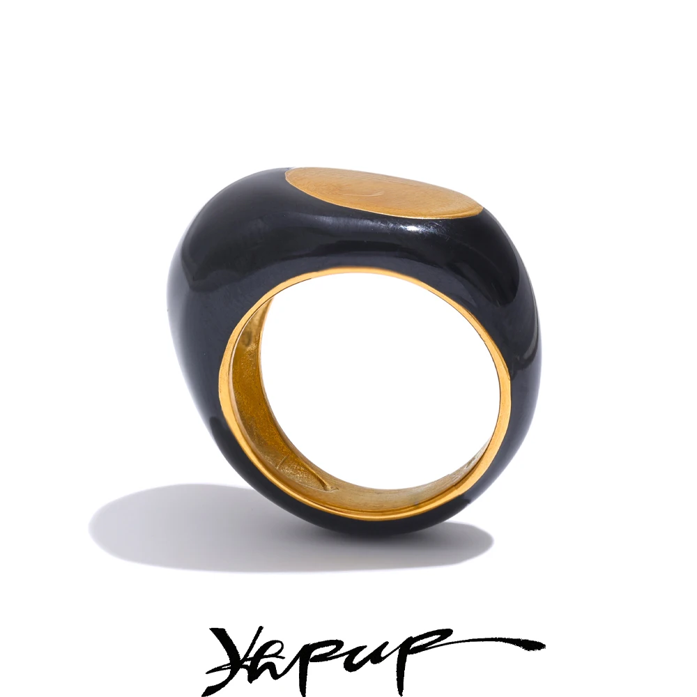 Yhpup Ring Stainless Steel Waterproof