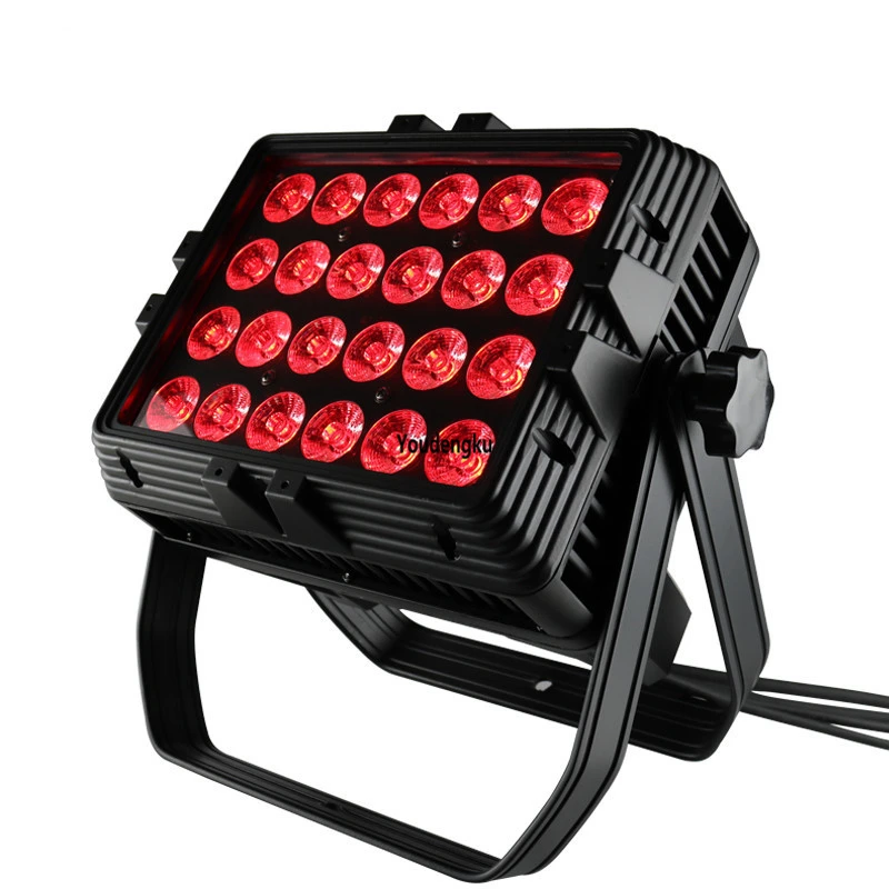 8pcs New DMX Waterproof Led Wall Washer Outdoor 24x10w 4 in 1 rgbw led city color outdoor led 10w wall washer light