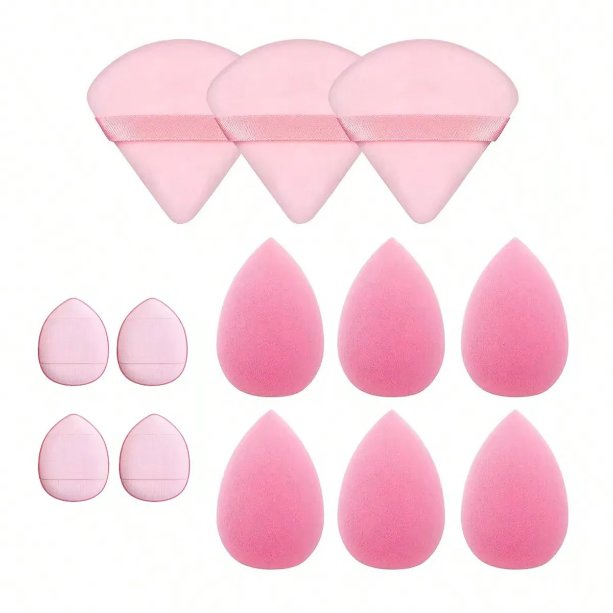 13PCS Pro Makeup Sponge Kit - 3D Contouring & Velvet Puffs | Salon-Grade Hypoallergenic W/ Travel Case