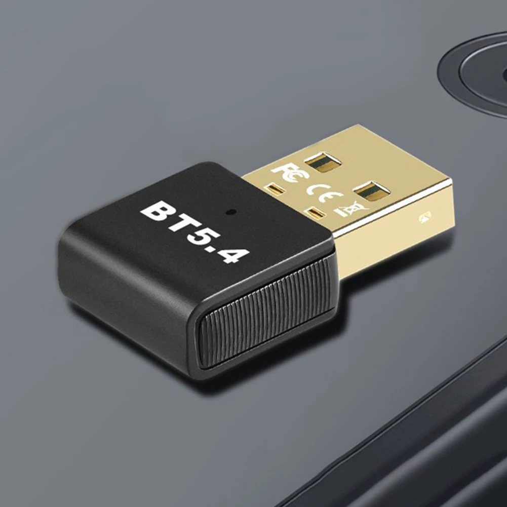 USB BT 5.4 동글 어댑터, BT 5.4 동글 리시버, PC 스피커 무선 마우스 키보드용, 윈도우 11, 10/8.1 BT 동글 지원