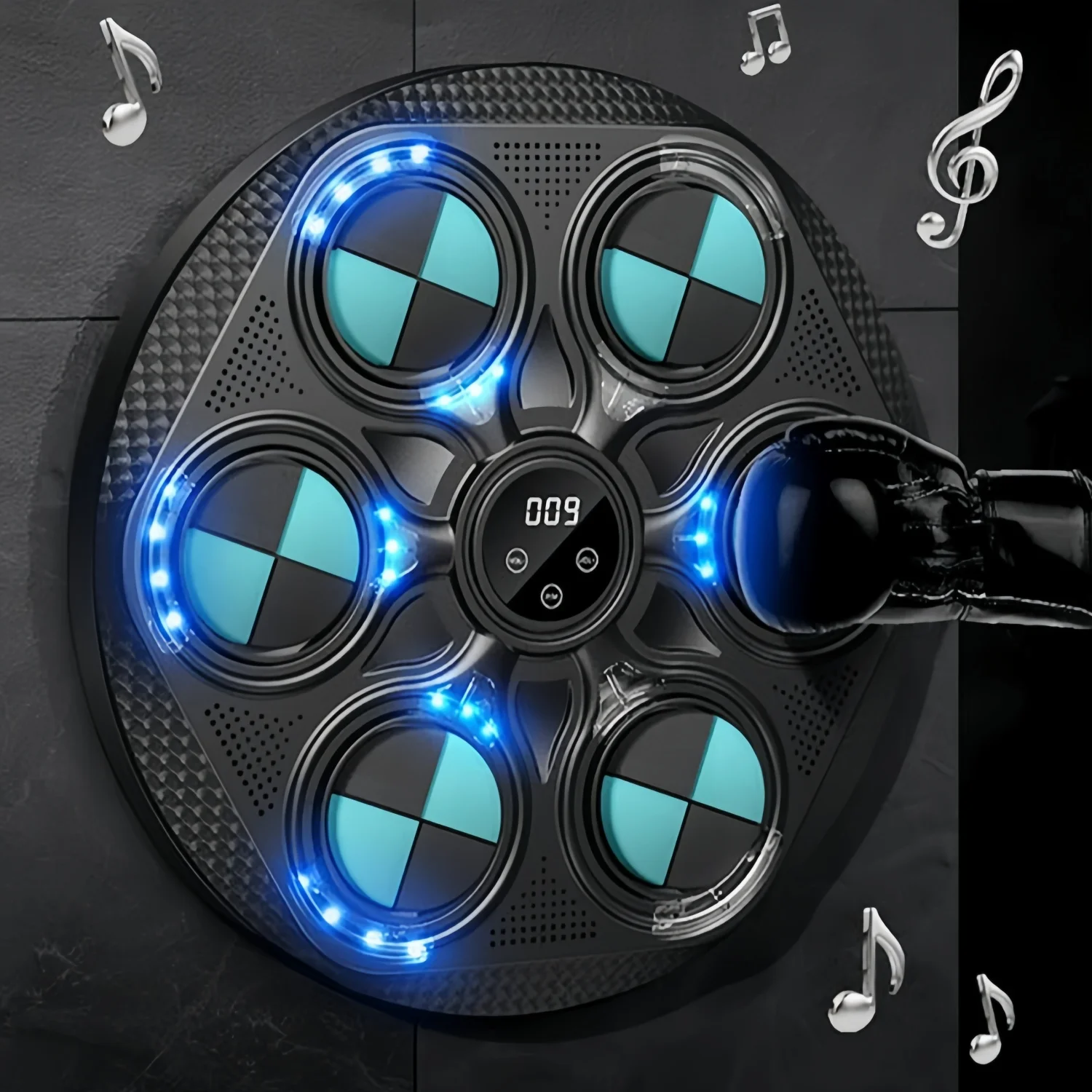 RGB dazzling light Kids Adults Music Boxing Training Machine Smart Music Boxing Pad Home Punching Pad Wall Hanging Sanda Sandbag
