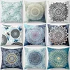 Beauty Mandala Pillow Covers  Short Plush Velvet Thick Pillow Cases Home Decoration Cushions Cover 45cmby45cm Room Decor 1