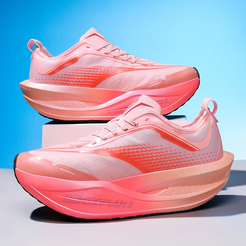 2026 Air Cushion Jogging Shoes Running Shoes Carbon Board Marathon Men Sports Breathable Lightweight Women's Nonskid Sneakers 4