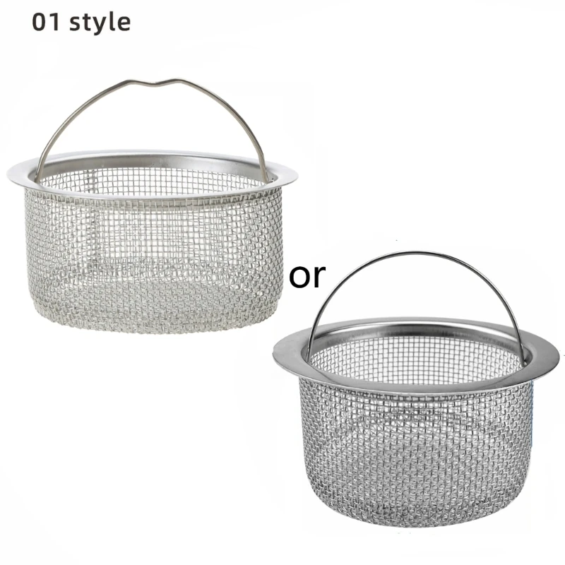 Stainless Steel Sink Strainer Fine Mesh Kitchen Sink Strainer Fits Most Kitchen Sink Bathroom Bathtub Shower Drain DropShipping