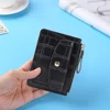 Fashion Female Wallet Short Multi Layers Purse Card Organizer Vintage Ladies Clutch Handbags with Alligator Patterns Designed 5