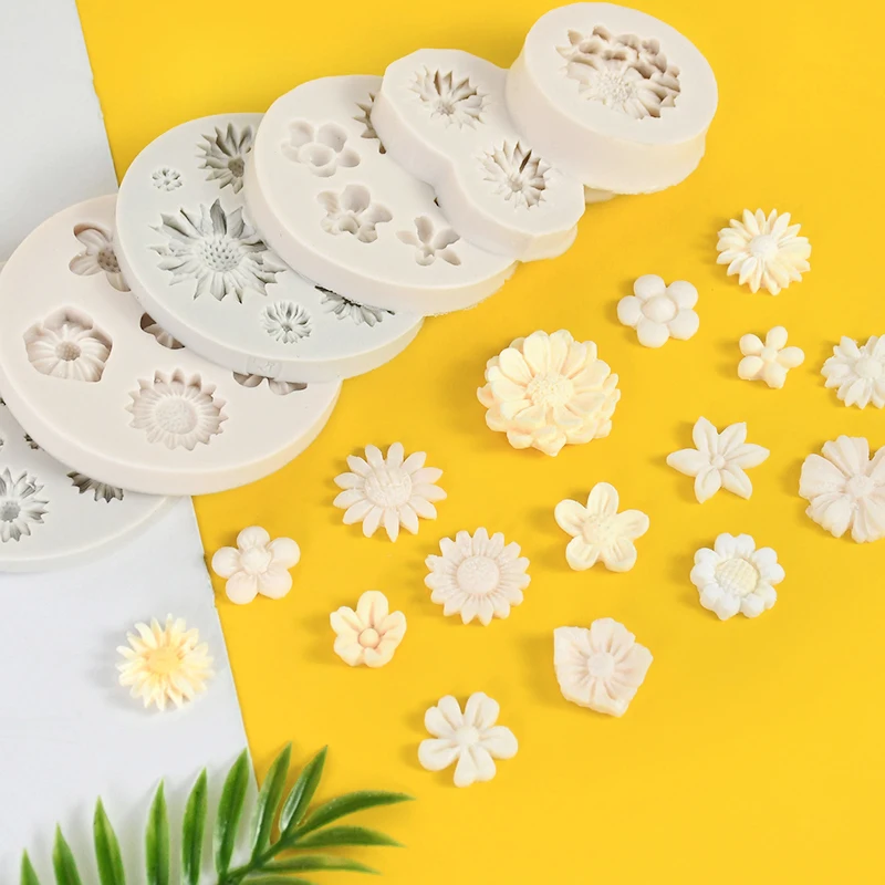 Wild Flowers Silicone Mould by Cake Craft Company