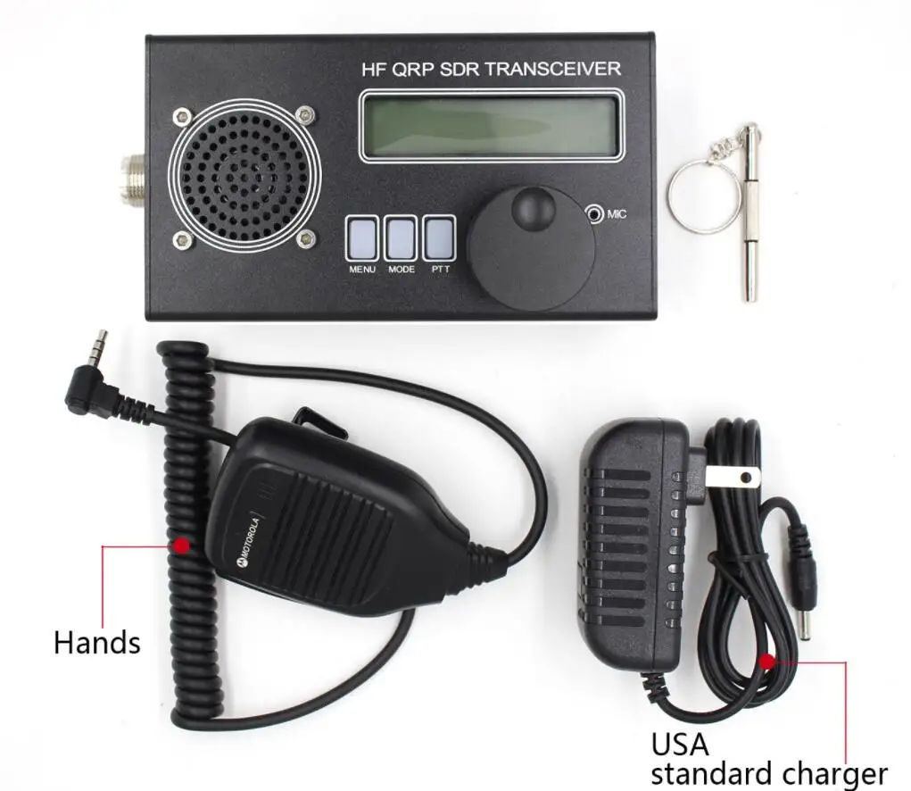 Microphone avec batterie et chargeur, 510W USDX USDR HF QRP SDR