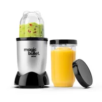 Mini 14 oz. Compact Personal Blender Silver/Black, Cross Blade is Made from Stainless steel and Cups are Made BPA-Free Plastic 1