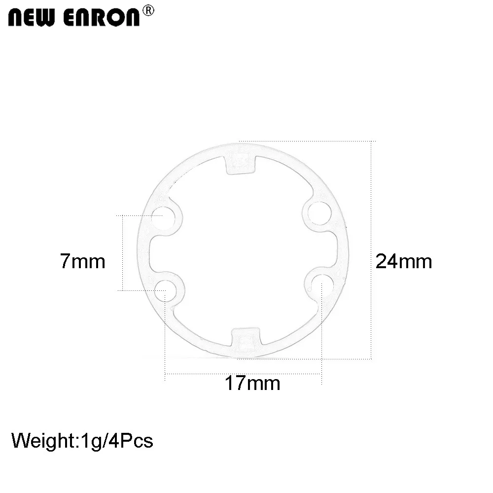 NEW ENRON 4Pcs Rings Differential Diff Case Washer #5681 3978 5381 for RC Car Traxxas 1/10 X0-1 Rustler Slash T-Maxx Slayer Revo