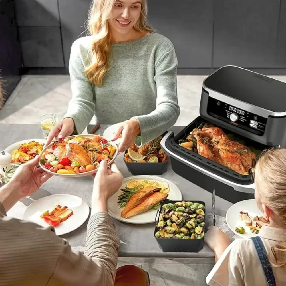 Ninja Heißluftfritteuse Zubehör Ninja Foodi Flexdrawer 10,4 L  Heißluftfritteuse Af500eu 5x Ninja Ninja Foodi Zubehör, image size:1000x1000