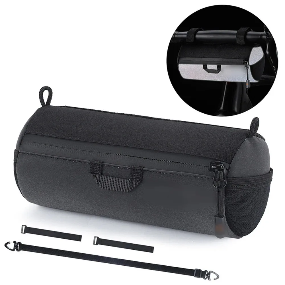 Borsa da manubrio per bici da 1,5 litri portatile riflettente - immagine 3