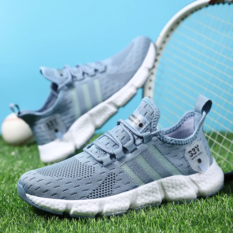 Nine oɼlock Fashion Men Running Sneakers Large Size Male Athletic Shoes Jogging Walking Zapatos Deportivos Outdoor Breathable | Спорт и