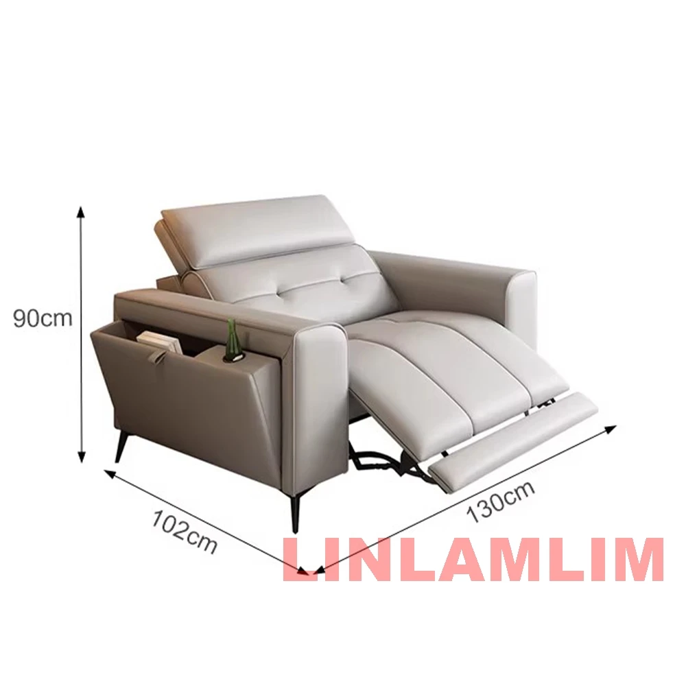 Leather Power Reclining Sofa 6