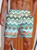 2024 3D Printed Hawaiian Vacation Style Printing Shorts Men's Board Shorts Casual Swim Trunks Drawstring Breathable Short Summer 1