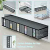 2 Pack Clothes Storage Bag With Removable Dividers board, Under bed Storage Boxes with Clear Window 6