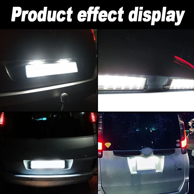 Kit De 2 Lampes LED Pour Plaques D’immatriculation - Blanc 6000K Canbus - Compatible Toyota, Lexus, Subaru (2015-2024)
