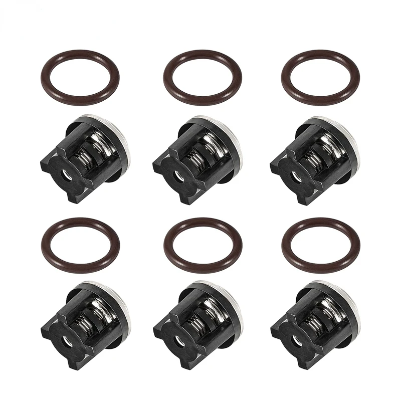 

AR1828 Water Pump Check Valves Kit Compatible with Annovi Reverberi 18mm XR RK RKA RKV 70-0179- New Valves + O-Rings（Set of 12）