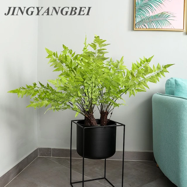 Plante artificielle en plastique en pot de 90cm, fausse plante en pot,  gazon vert, Fern lysimacha, décoration d'intérieur pour la maison -  AliExpress