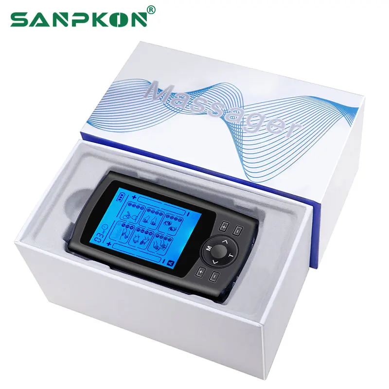 24 Modalità Tens Machines Ems Electric Professional Muscle Stimulation Fisioterapia Massaggio Del Corpo 2 Output Pulse Agopuntura Therapy