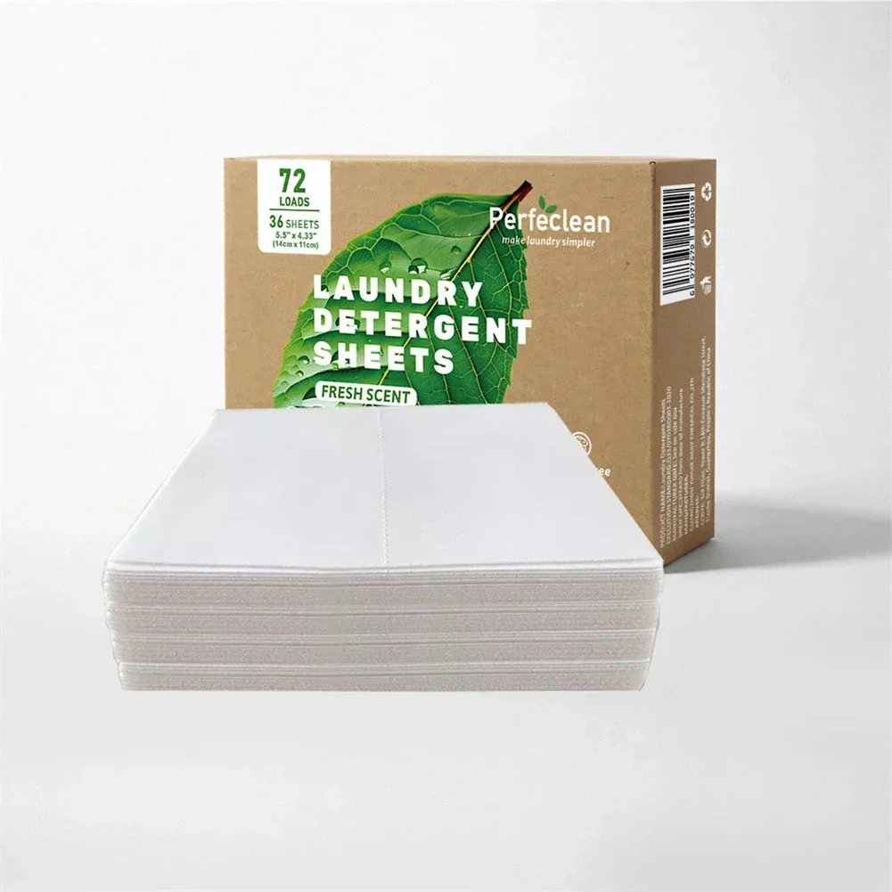 Perfeclean Laundry Tablets Strong Decontamination Laundry Soap Powder Washing Machines Cleaning Sheets Detergent