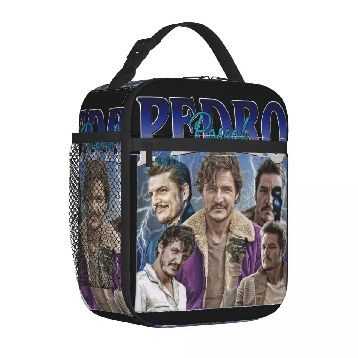 

Pedro Pascal Homage Insulated Lunch Bags Cooler Bag Lunch Container Leakproof Tote Lunch Box Food Handbags School Outdoor
