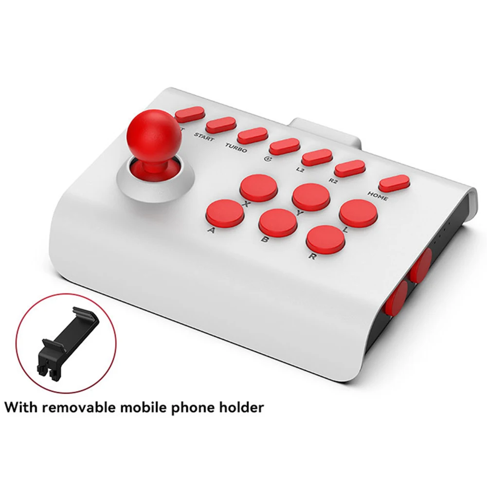 Potable Gamepad 3 Connection Modes Boxing King Controller Sensitive Precise Support Turbo Serial Sending for Switch/PS4/PS3