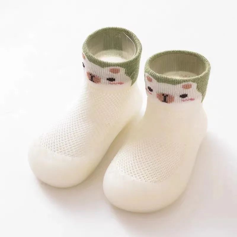 New baby floor shoes and socks indoor soft sole anti-slip spring and summer thin newborn children baby toddler shoes 5